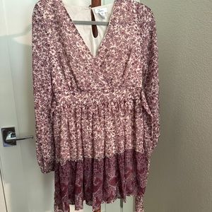 Floral print dress